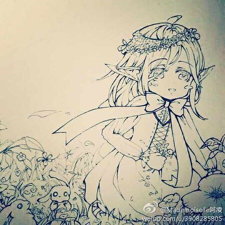 (魔戒霍位元人同人)鑽石·綠葉·森林