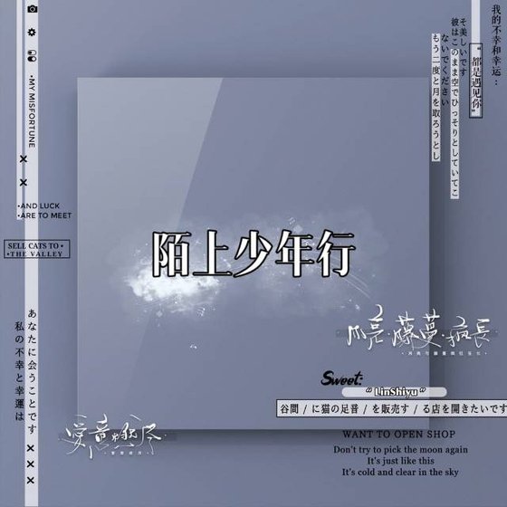 陌上少年行